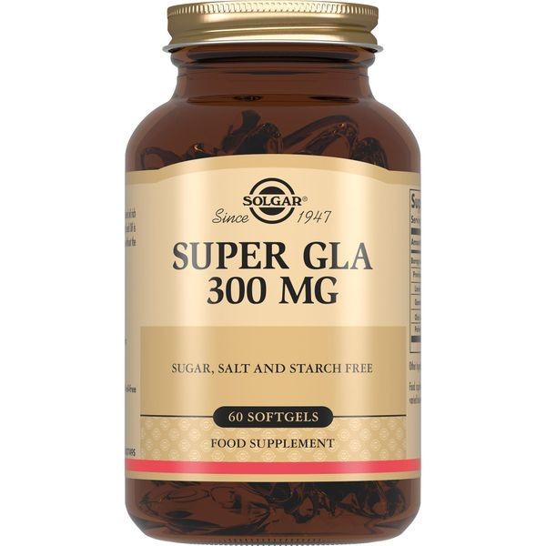 SOLGAR ГЛК/SUPER GLA КАПСУЛЫ 300 МГ 1925 МГ №60