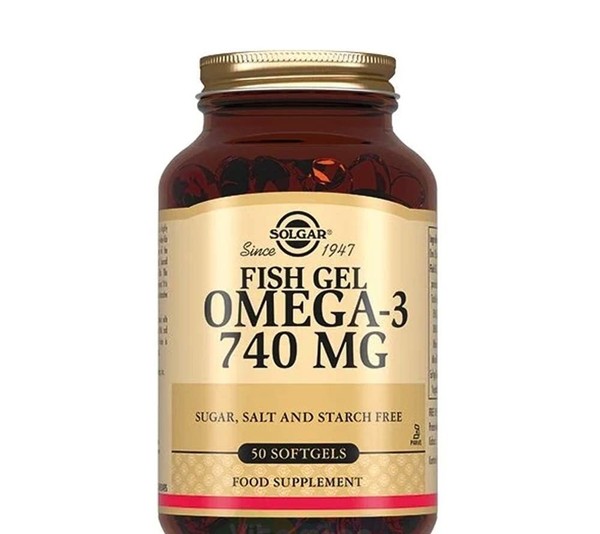 SOLGAR РЫБИЙ ЖИР ОМЕГА-3 КАПСУЛЫ 740 МГ   №50