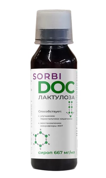 SORBIDOC/СОРБИДОК ЛАКТУЛОЗА СИРОП 667 МГ/МЛ 200 МЛ №1