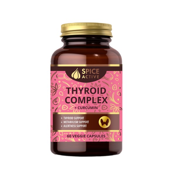 SPICE ACTIVE КОМПЛЕКС ДЛЯ ЗДОРОВЬЯ ЩИТОВИДНОЙ ЖЕЛЕЗЫ С КУРКУМИНОМ КАПСУЛЫ  0,75 Г №60