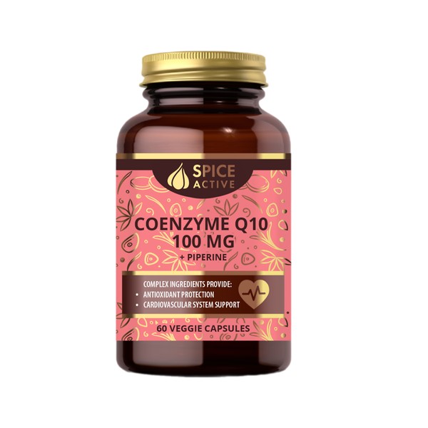 SPICE ACTIVE КОЭНЗИМ Q10 С ПИПЕРИНОМ КАПСУЛЫ 100 МГ 0,527 Г №60