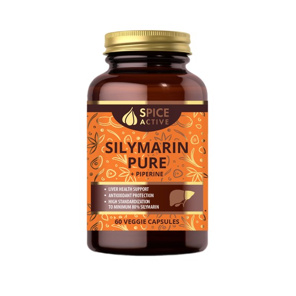 SPICE ACTIVE СИЛИМАРИН С ПИПЕРИНОМ КАПСУЛЫ  0,524 Г №60