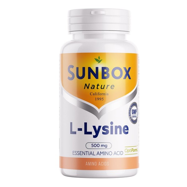 SUNBOX NATURE L-ЛИЗИН МОНОГИДРОХЛОРИД ТАБЛЕТКИ 500 МГ 650 МГ №60