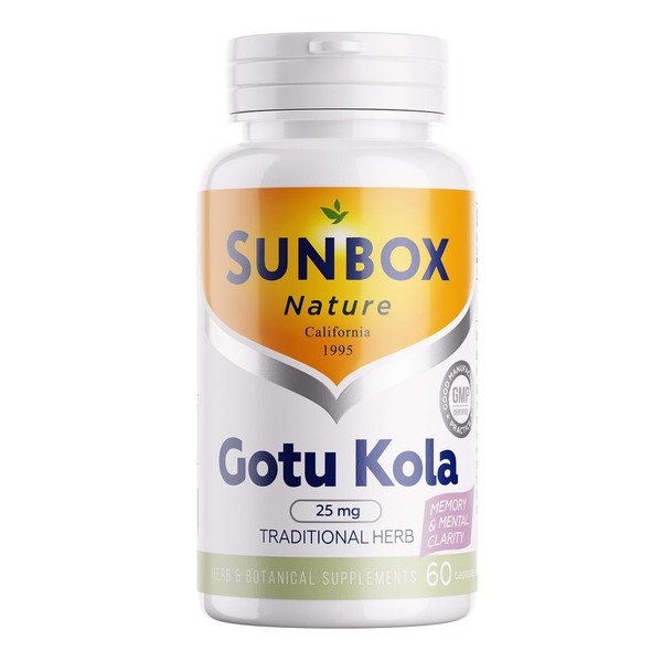 SUNBOX NATURE ГОТУ КОЛА КАПСУЛЫ  550 МГ №60
