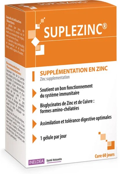 SUPLEZINC/СУПЛЕЦИНК КАПСУЛЫ    №60