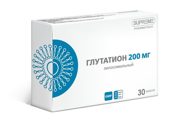 SUPREME ГЛУТАТИОН ЛИПОСОМАЛЬНЫЙ КАПСУЛЫ 200 МГ 548 МГ №30