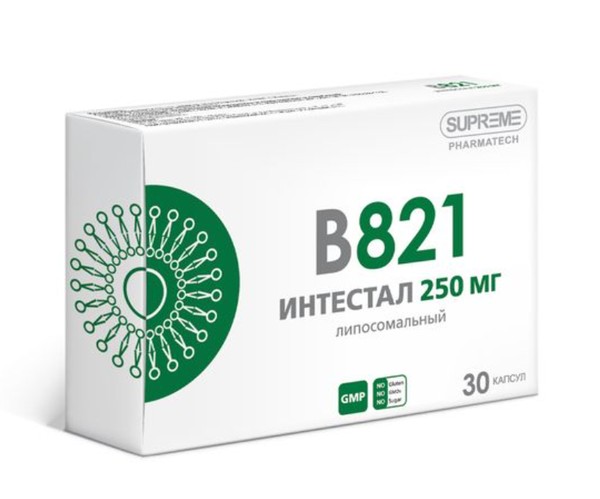SUPREME В821 ИНТЕСТАЛ ЛИПОСОМАЛЬНЫЙ КАПСУЛЫ  548 МГ №30