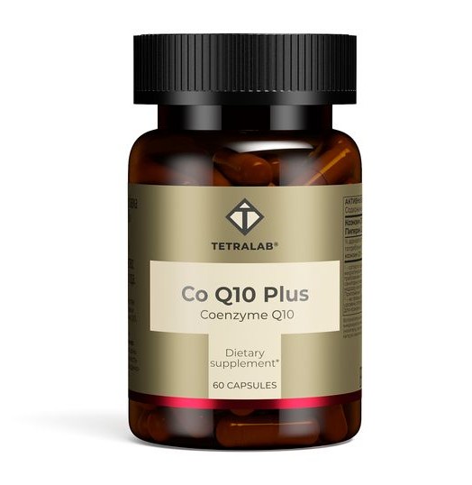 TETRALAB КОЭНЗИМ CO Q10 ПЛЮС С ПИПЕРИНОМ КАПСУЛЫ  0,28 Г №60
