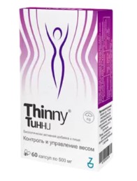 THINNY/ТИННИ КОНТРОЛЬ И УПРАВЛЕНИЕ ВЕСОМ КАПСУЛЫ  500 МГ №60
