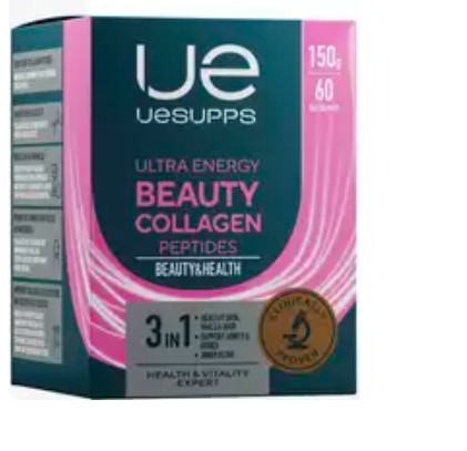 UESUPPS/УЕСАППС ULTRA ENERGY BEAUTY COLLAGEN PEPTIDES/ УЛЬТРА ЭНЕРДЖИ БЬЮТИ КОЛЛАГЕН ПЕПТИДЫ ПОРОШОК ДЛЯ ПРИГОТОВЛЕНИЯ РАСТВОРА ДЛЯ ПРИЕМА ВНУТРЬ [НЕЙТРАЛЬНЫЙ]  150 Г №1