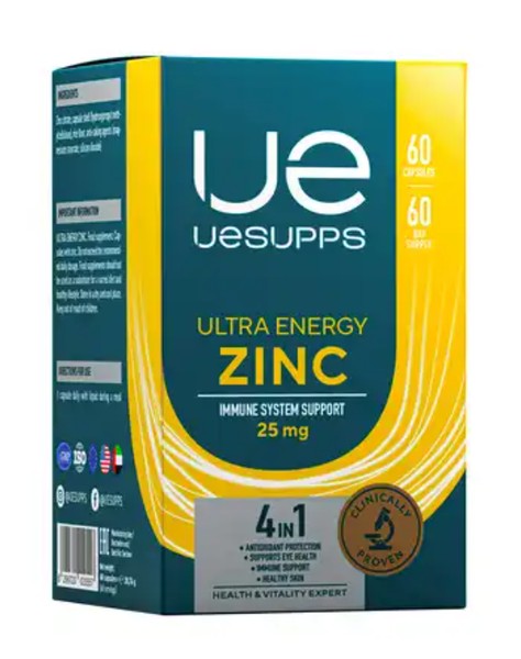 UESUPPS/УЕСАППС ULTRA ENERGY ЦИНК КАПСУЛЫ    №60