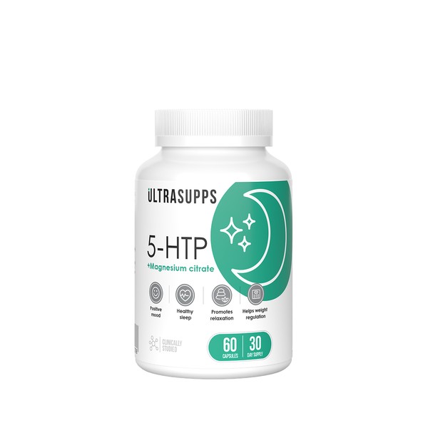 ULTRASUPPS 5-НТР (ГИДРОКСИТРИПТОФАН) КАПСУЛЫ  643 МГ №60