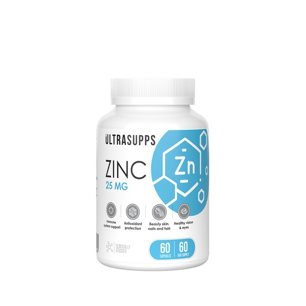 ULTRASUPPS ЦИНК КАПСУЛЫ 25 МГ 346 МГ №60
