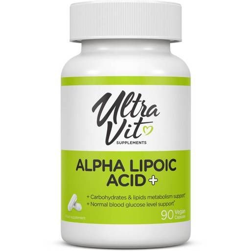 ULTRAVIT SUPPLEMENTS АЛЬФА-ЛИПОЕВАЯ КИСЛОТА КАПСУЛЫ    №90