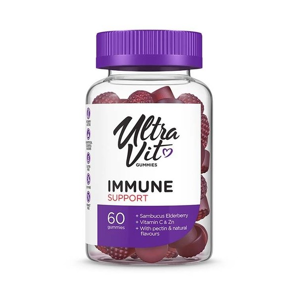 ULTRAVIT SUPPLEMENTS GUMMIES УКРЕПЛЕНИЕ ИММУНИТЕТА ПАСТИЛКИ ЖЕВАТЕЛЬНЫЕ    №60