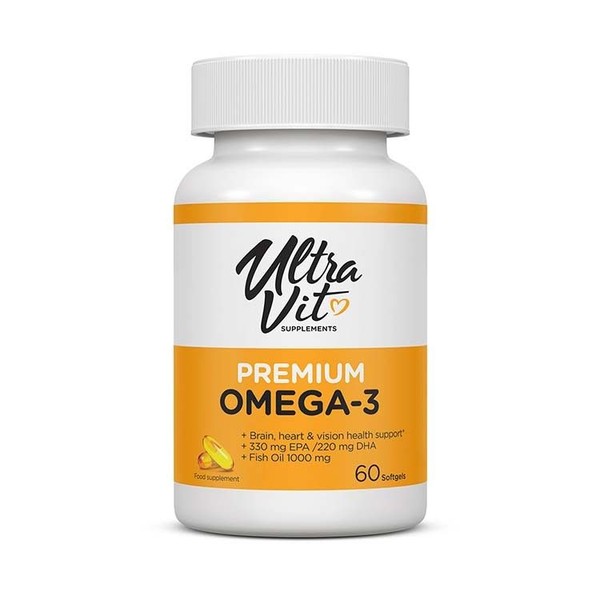 ULTRAVIT SUPPLEMENTS ОМЕГА-3 ПРЕМИУМ КАПСУЛЫ    №60