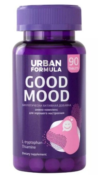 URBAN FORMULA GOOD MOOD/ПУСТЫРНИК АКТИВ ТАБЛЕТКИ  0,35 Г №90