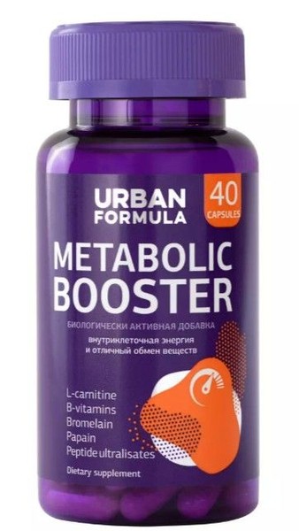 URBAN FORMULA METABOLIC BOOSTER/ДЕЙЛИФОРС КАПСУЛЫ  0,6 Г №40