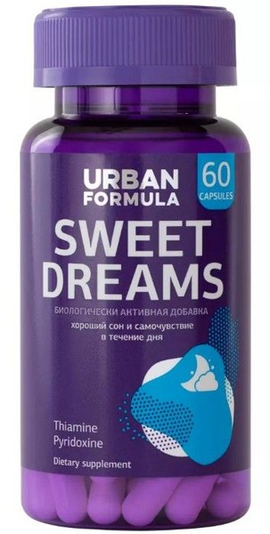 URBAN FORMULA SWEET DREAMS/ГАРМОНИЯ СНА КАПСУЛЫ  0,36 Г №60