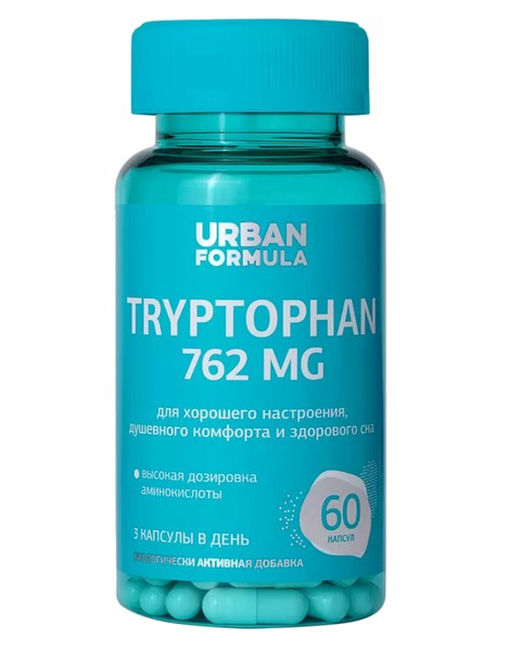 URBAN FORMULA TRYPTOPHAN/ТРИПТОФАН КАПСУЛЫ  500 МГ №60