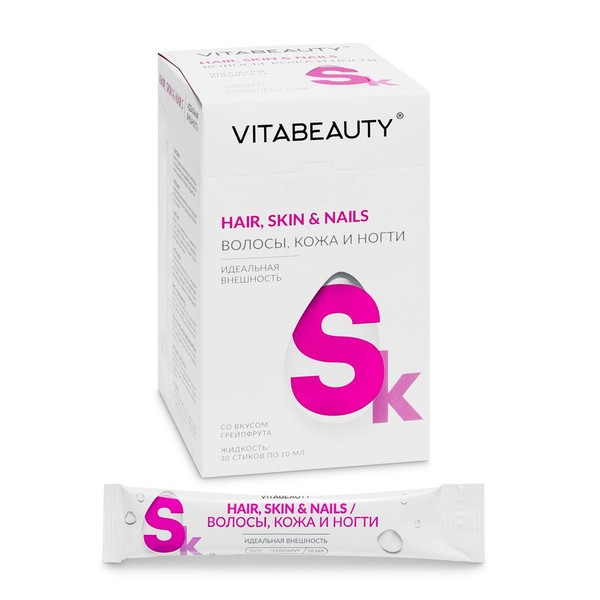 VITABEAUTY/ВИТАБЬЮТИ ВОЛОСЫ КОЖА НОГТИ РАСТВОР ДЛЯ ПРИЕМА ВНУТРЬ  10 МЛ №30