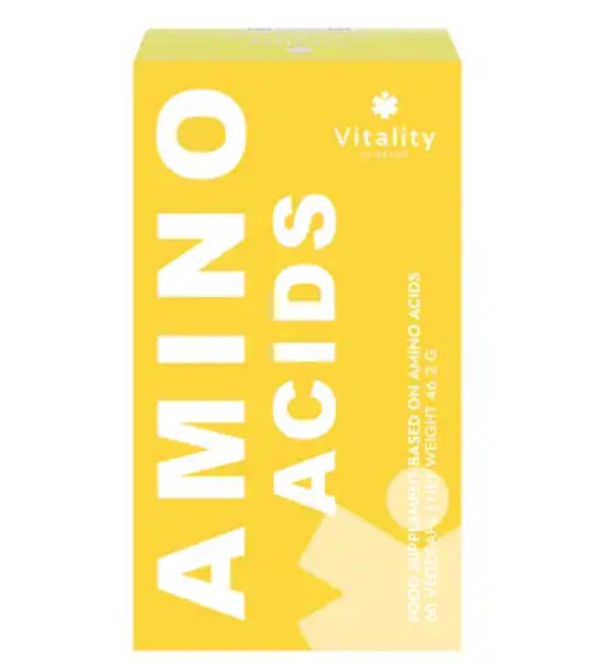 VITALITY AMINOACIDS/АМИНОКИСЛОТЫ КАПСУЛЫ  770 МГ №60