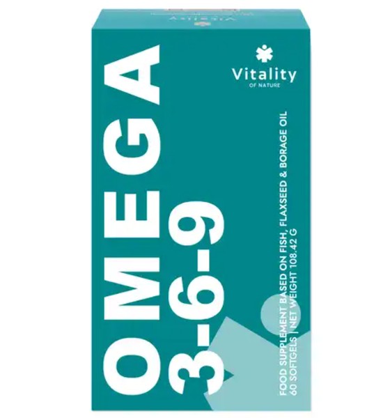 VITALITY ОМЕГА 3-6-9 КАПСУЛЫ  1807 МГ №60