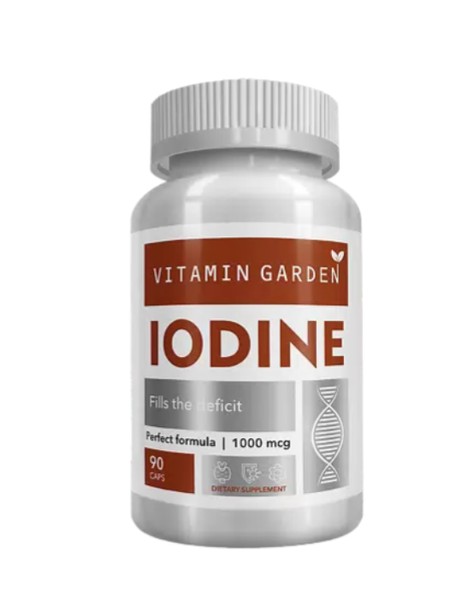 VITAMIN GARDEN ЙОД КАПСУЛЫ 1000 МКГ 400 МГ №90