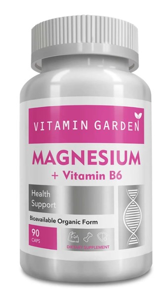 VITAMIN GARDEN MAGNESIUM+B6 (МАГНИЙ+В6) КАПСУЛЫ  736 МГ №90