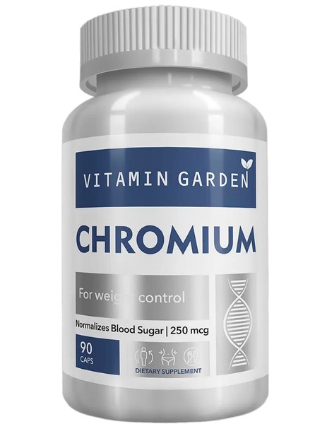 VITAMIN GARDEN CHROMIUM (ХРОМ) КАПСУЛЫ 250 МКГ 430 МГ №90