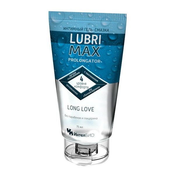 LUBRIMAX ГЕЛЬ-СМАЗКА ИНТИМ PROLONGATOR ГЕЛЬ-ЛУБРИКАНТ 75 МЛ №1