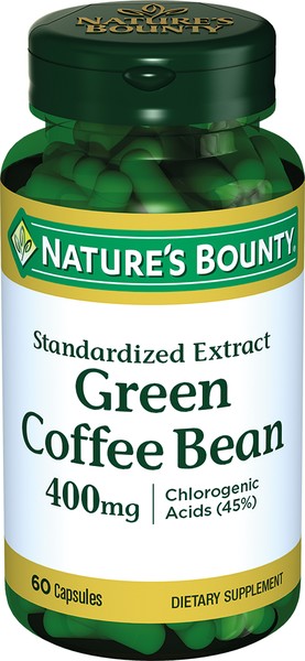 NATURES BOUNTY ЗЕЛЕНЫЕ КОФЕЙНЫЕ ЗЕРНА КАПСУЛЫ 400 МГ   №60