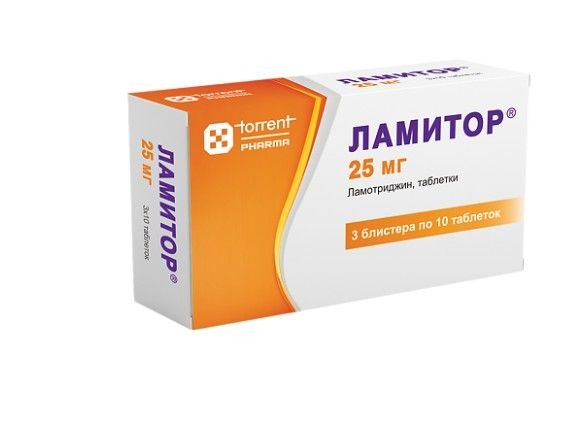 ЛАМИТОР ТАБЛЕТКИ 25 МГ   №30