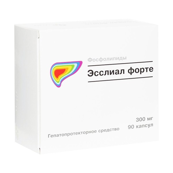 ЭССЛИАЛ ФОРТЕ КАПСУЛЫ 300 МГ   №90