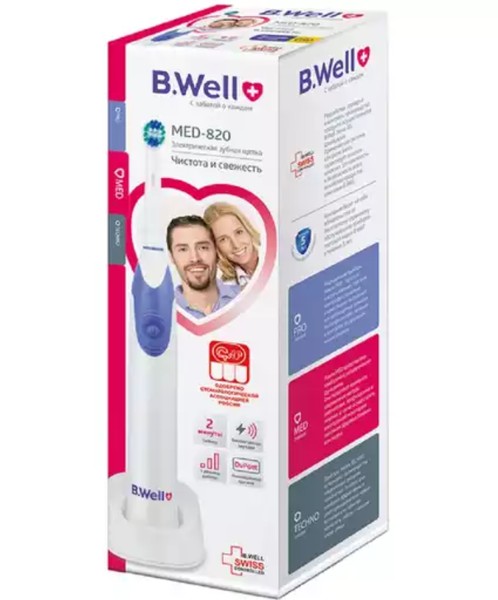 B.WELL ЩЕТКА ЭЛЕКТРИЧЕСКАЯ MED-820 ЗУБНАЯ ЩЕТКА ЭЛЕКТРИЧЕСКАЯ   №1