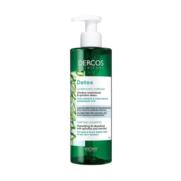 VICHY DERCOS NUTRIENTS DETOX ШАМПУНЬ ОЧИЩАЮЩ ШАМПУНЬ  250 МЛ №1