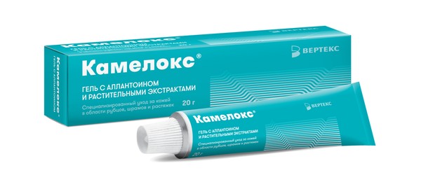 КАМЕЛОКС ГЕЛЬ С АЛЛАНТОИНОМ И РАСТИТЕЛЬНЫМИ ЭКСТРАКТАМИ КОСМЕТИЧЕСКИЙ ГЕЛЬ 20 Г №1
