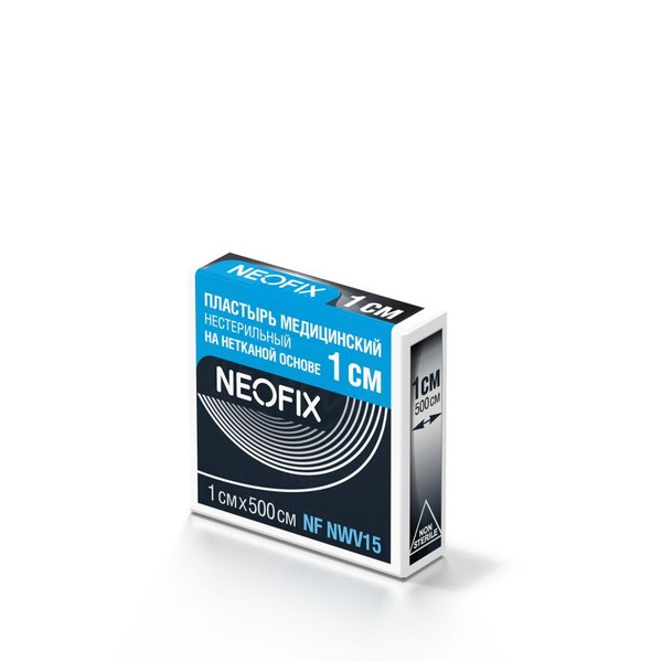 NEOFIX NWV ПЛАСТЫРЬ НЕСТЕРИЛЬНЫЙ НА НЕТКАНОЙ ОСНОВЕ 1СМX500СМ ПЛАСТЫРЬ НА НЕТКАНОЙ ОСНОВЕ   №1