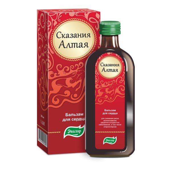 ЭВАЛАР СКАЗАНИЯ АЛТАЯ ДЛЯ СЕРДЦА БАЛЬЗАМ  250 МЛ №1