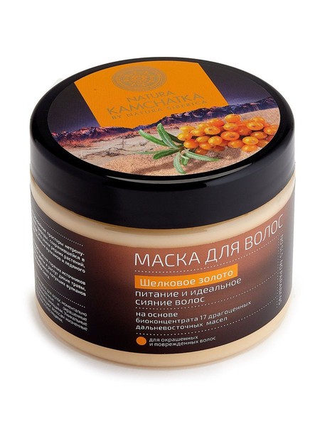 NATURA SIBERICA NATURA KAMCHATKA МАСКА ДЛЯ ВОЛОС ШЕЛКОВОЕ ЗОЛОТО МАСКА ДЛЯ ВОЛОС 300 МЛ №1