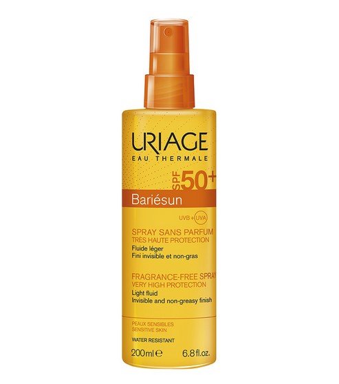 URIAGE BARIESUN СПРЕЙ С/З SPF 50+ Б/АРОМАТИЗАТОРОВ КОСМЕТИЧЕСКАЯ ЭМУЛЬСИЯ  200 МЛ №1