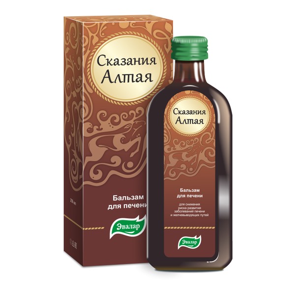 ЭВАЛАР СКАЗАНИЯ АЛТАЯ ДЛЯ ПЕЧЕНИ БАЛЬЗАМ  250 МЛ №1