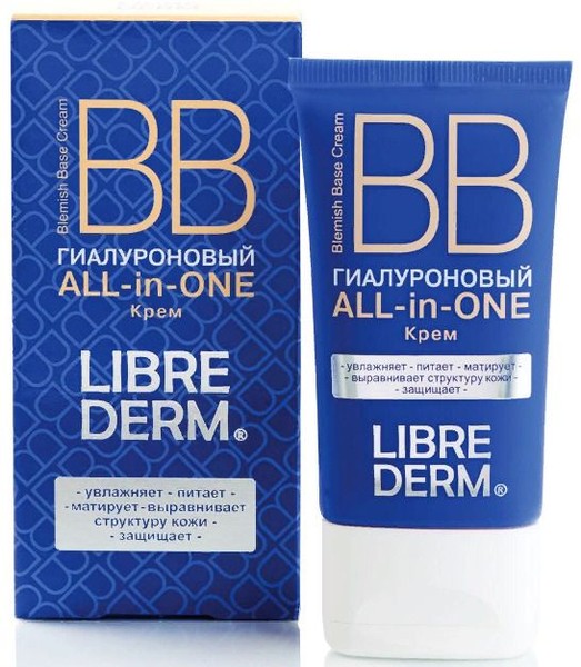 LIBREDERM ГИАЛУРОНОВЫЙ КРЕМ-ВВ ALL IN ONE КРЕМ ДЛЯ ЛИЦА  50 МЛ №1