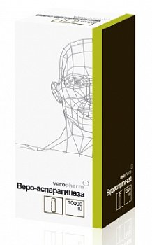 ВЕРО-АСПАРАГИНАЗА ЛИОФИЛИЗАТ ДЛЯ ПРИГОТОВЛЕНИЯ РАСТВОРА ДЛЯ ВНУТРИВЕННОГО И ВНУТРИМЫШЕЧНОГО ВВЕДЕНИЯ 10 ТЫС.МЕ №1