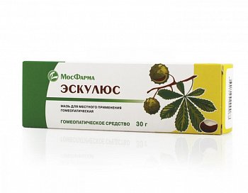 ЭСКУЛЮС МАЗЬ ДЛЯ НАРУЖНОГО ПРИМЕНЕНИЯ ГОМЕОПАТИЧЕСКАЯ 30 Г №1