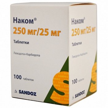 НАКОМ ТАБЛЕТКИ 250 МГ+25 МГ   №100