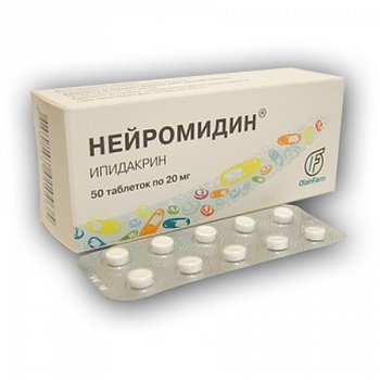НЕЙРОМИДИН ТАБЛЕТКИ 20 МГ   №50