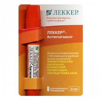 ЛЕККЕР-АНТИПИГМЕНТ КАРАНДАШ КОСМЕТИЧЕСКИЕ СРЕДСТВА ПРОЧИЕ 5 МЛ №1