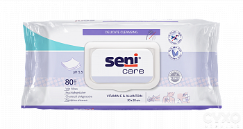 SENI CARE САЛФЕТКИ ВЛАЖНЫЕ САЛФЕТКИ ГИГИЕНИЧЕСКИЕ   №80