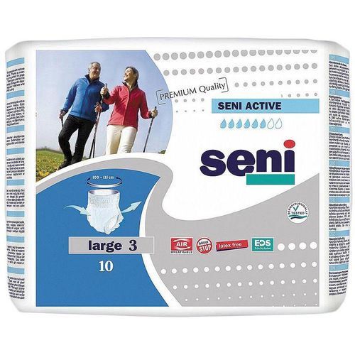 SENI ACTIVE ТРУСЫ-ПОДГУЗНИКИ ДЛЯ ВЗРОСЛЫХ LARGE ПОДГУЗНИКИ-ТРУСЫ УРОЛОГИЧЕСКИЕ   №10